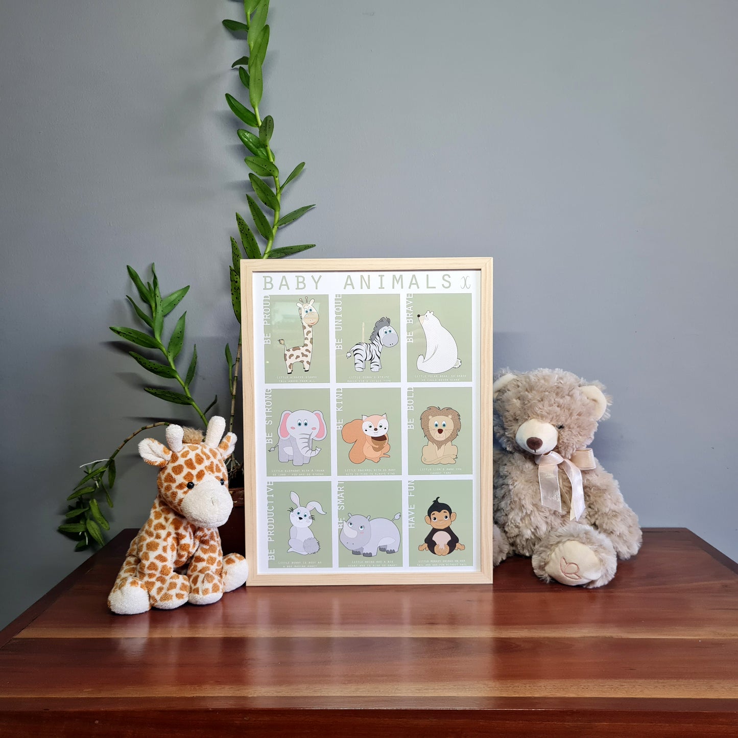 Animal Poster - Green