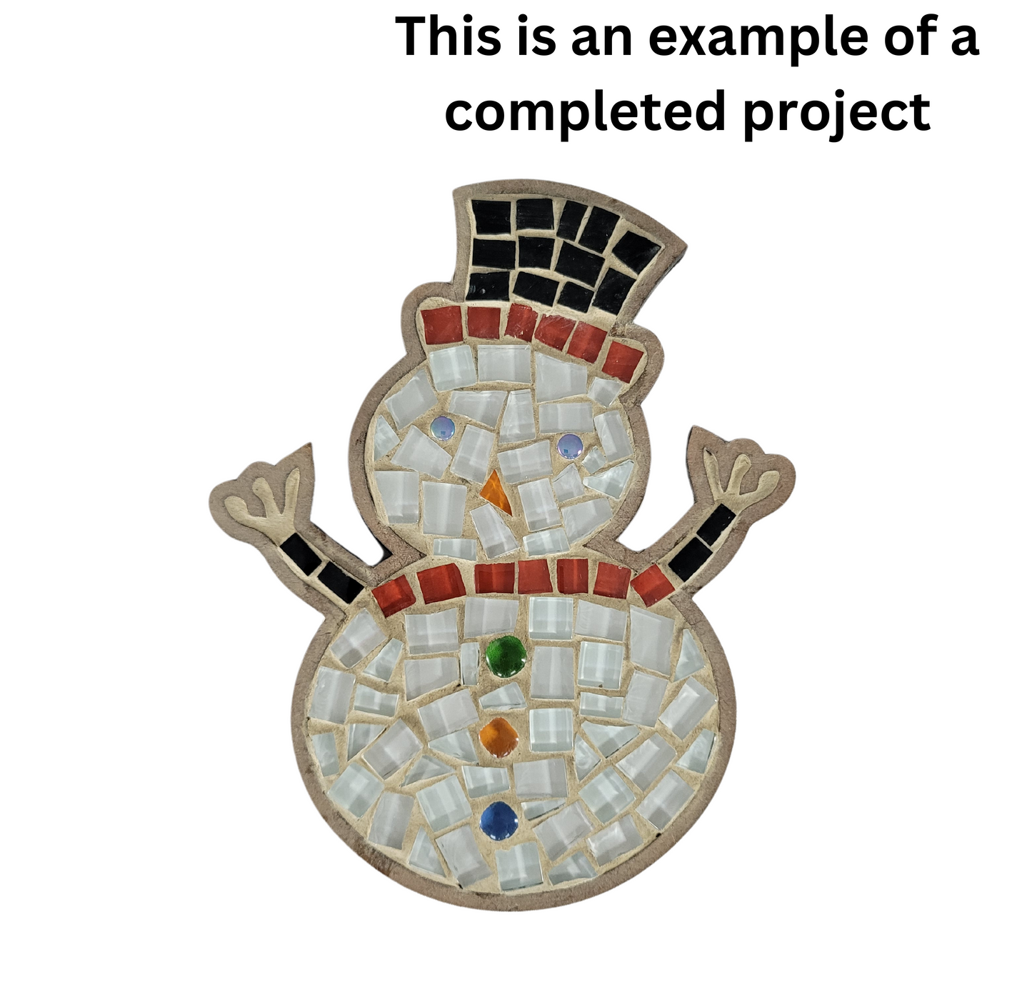 Mosaic Art Kit - Christmas Snowman