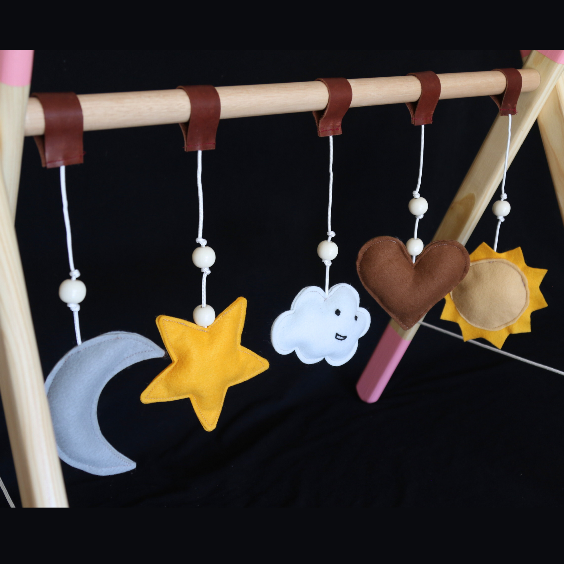 Soft Touch dangle toys by Two Eddyphants – handmade in South Africa