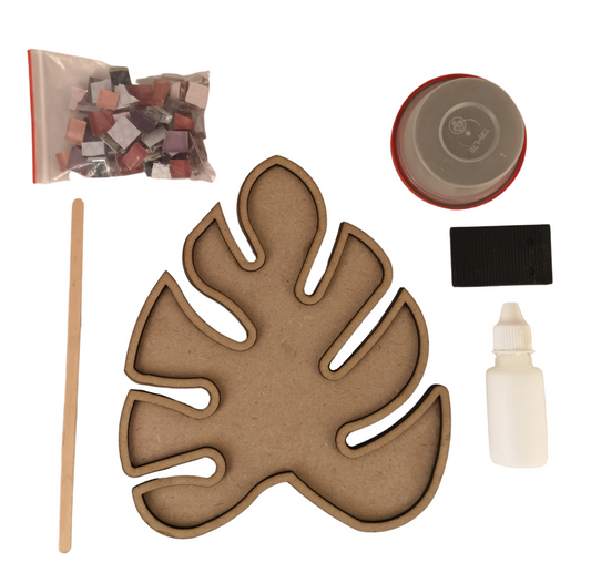 Mosaic Art Kit - Leaf
