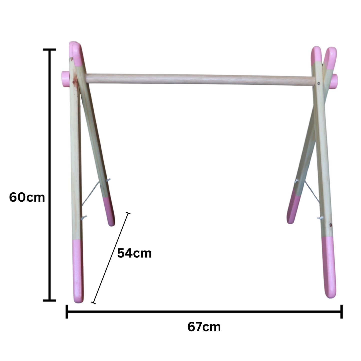 Wooden baby gym by Two Eddyphants – handmade in South Africa