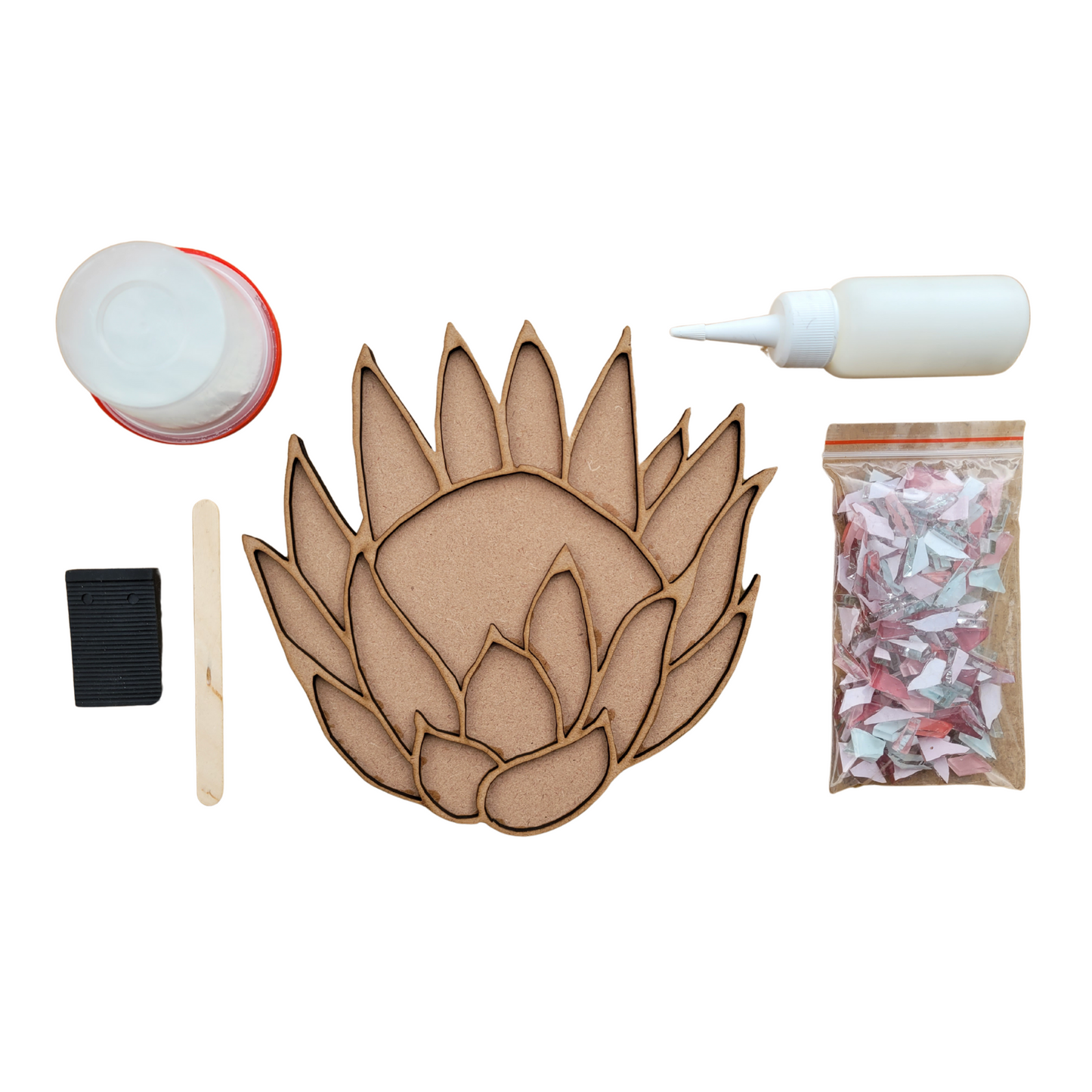 Mosaic Art Kit - King Protea