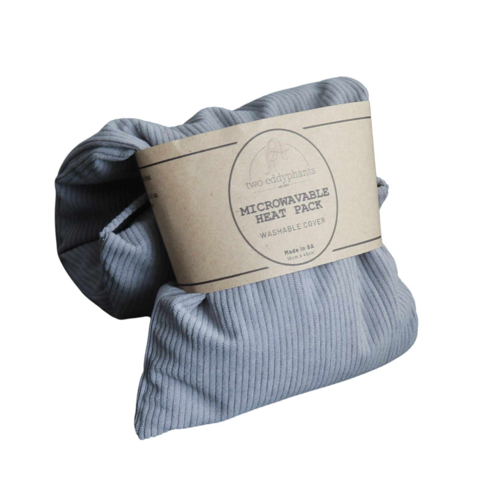 Natural grain heat pack/hottie relieves pain in neck, shoulder and back. This bean bag can also be used for cold therapy. Made locally in Johannesburg South Africa by Two Eddyphants