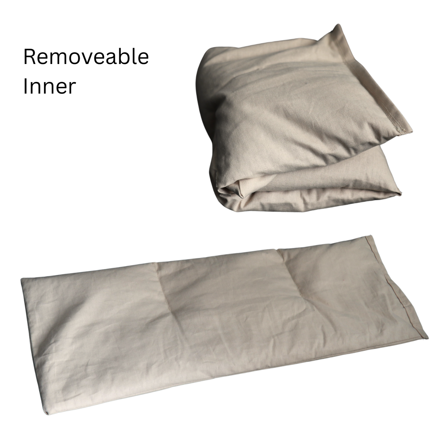 Natural grain heat pack/hottie with washable cover relieves pain in neck, shoulder and back. This bean bag can also be used for cold therapy. Made locally in Johannesburg South Africa by Two Eddyphants