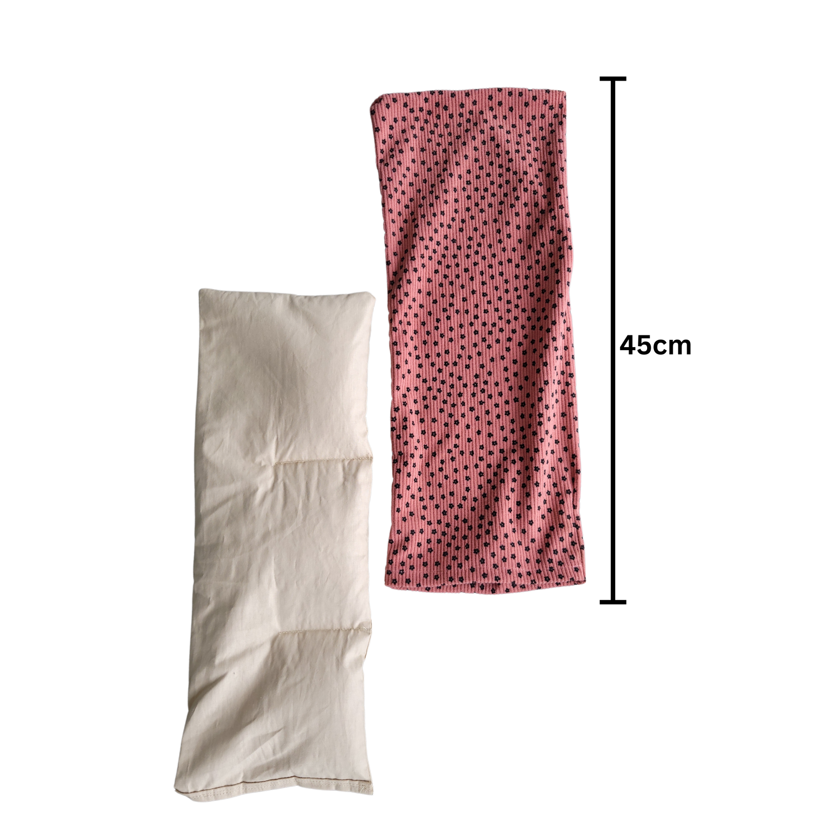 Natural grain heat pack/hottie with washable cover relieves pain in neck, shoulder and back. This bean bag can also be used for cold therapy. Made locally in Johannesburg South Africa by Two Eddyphants