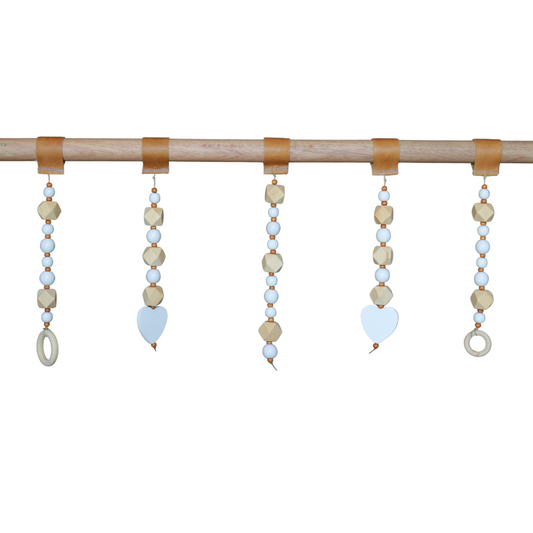 Wooden Beaded Dangle toys by Two Eddyphants – handmade in South Africa